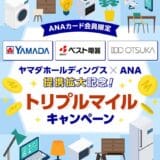 ANAとヤマダホールディングス提携強化「ANAカードマイルプラス」の対象店舗を拡大