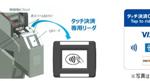 北大阪急行電鉄の全駅でクレジットカードやデビットカード等のタッチ決済による乗車サービスを開始します